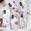 Прозрачный чехол с белым фиолетовым цветком и цветочным принтом для Xiaomi Redmi Note 12 7 8 9 8t 11t 8 10 Pro 9s 10s 11 11s для Mi 9a 9 9c 9t 10 10c K40