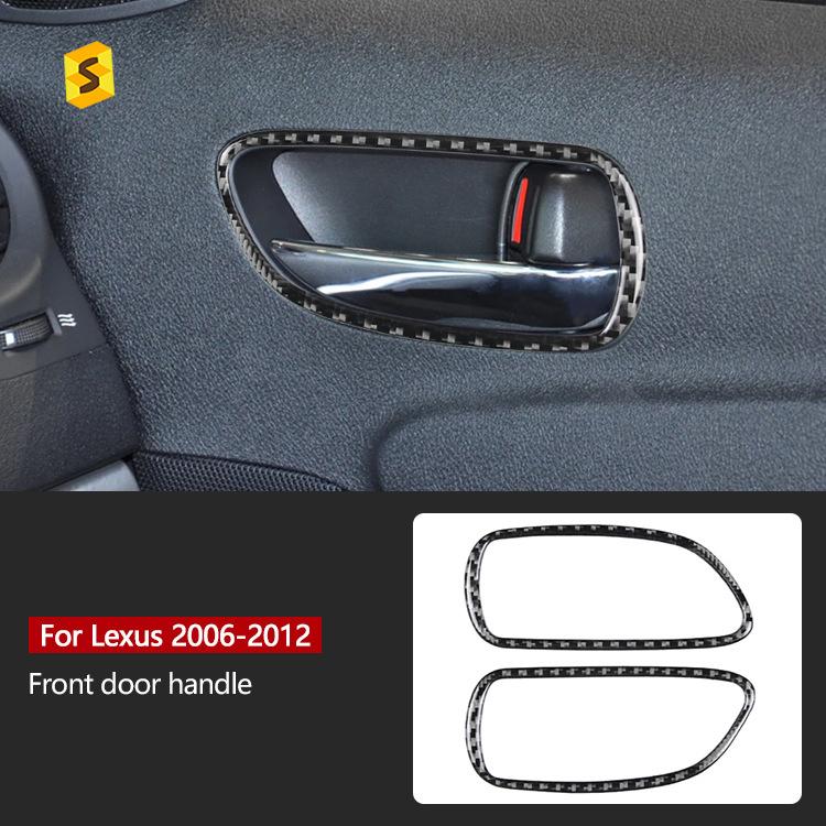 Подходит для Lexus IS250 2006-2012 Наклейка для модификации интерьера автомобиля из углеродного волокна Наклейка для украшения центральной консоли и подлокотника