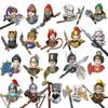 Kids Toys Ancient Chinese Three Kingdoms Period Historical Celebrities Cartoon Figures Buiding Blocks Model Childrens Gifts