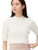 Jill by Jill Stuart Sweater (Featured in sweet magazine) Compact Wide Rib Knit Top, Women's, Ecru