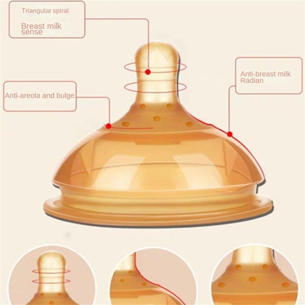 Безопасная жидкая антиукусная перевернутая соска желтая силиконовая соска-пустышка сменные аксессуары