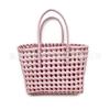 Sales C Woven Bag Hand Carry Vegetable Basket Colorful Waterproof Beach Bag Hand Woven Hollow Women's Handbag