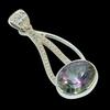 Natural Mystic Topaz Gemstone 925 Solid Sterling Silver Gift Pendant 1.50" U0j79