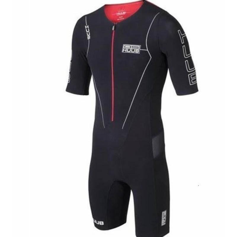 Mens Triathlon Cycling Suit One-Piece Quick-Dry Compression Gear Road Bike Racing Training Safety Protective Wear