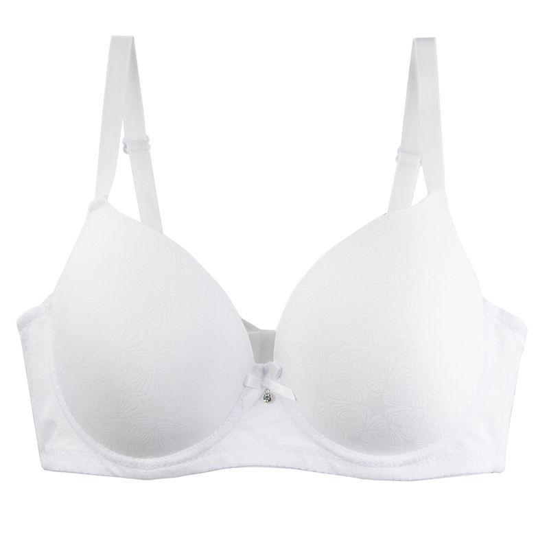 Source Bra Adjustable Large Size Women's Underwear Lace Breathable Glossy Anti-sagging Bra Source