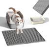 Silicone Pet Mat Foldable Cat Foot Pad New Cat Litter Mat  Controlling Scattering