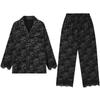 Pajamas women's spring and autumn models, pure cotton long-sleeved high-end women's autumn can wear cotton large-size loungewear set