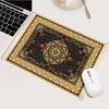 Изысканный принт коврик для мыши персидский коврик для компьютерного стола ретро кисточка коврик для мыши офис