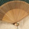 With Tassel Chinese Folding Fan Hollow Handle Antiquity Folding Fans  Japanese