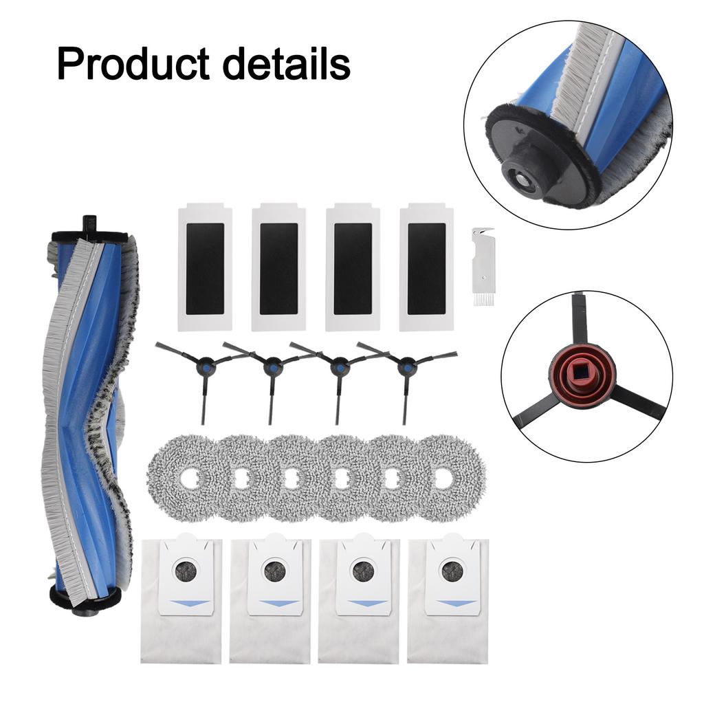 Efficient Vacuuming Robot Vacuum Accessories Vacuum Cleaner Accessories Set Vacuum Cleaner Filters Easy Installation Parts
