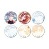 And 01 Original Box of 6 Can Badges Hasuki-kun Sanke-kun [Official & Illustration]