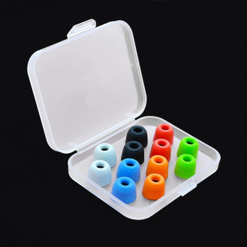 Держатель для амбушюр, Прозрачный защитный кейс для хранения амбушюр для легкой видимости содержимого, для хранения 6 пар амбушюр
