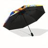 1pc Pokémon Pikachu Umbrella - Automatic Opening & Closing, Portable 3-Fold Design, 8-Bone Iron Frame, Outdoor Umbrella, Perfect Gift for Fans, T