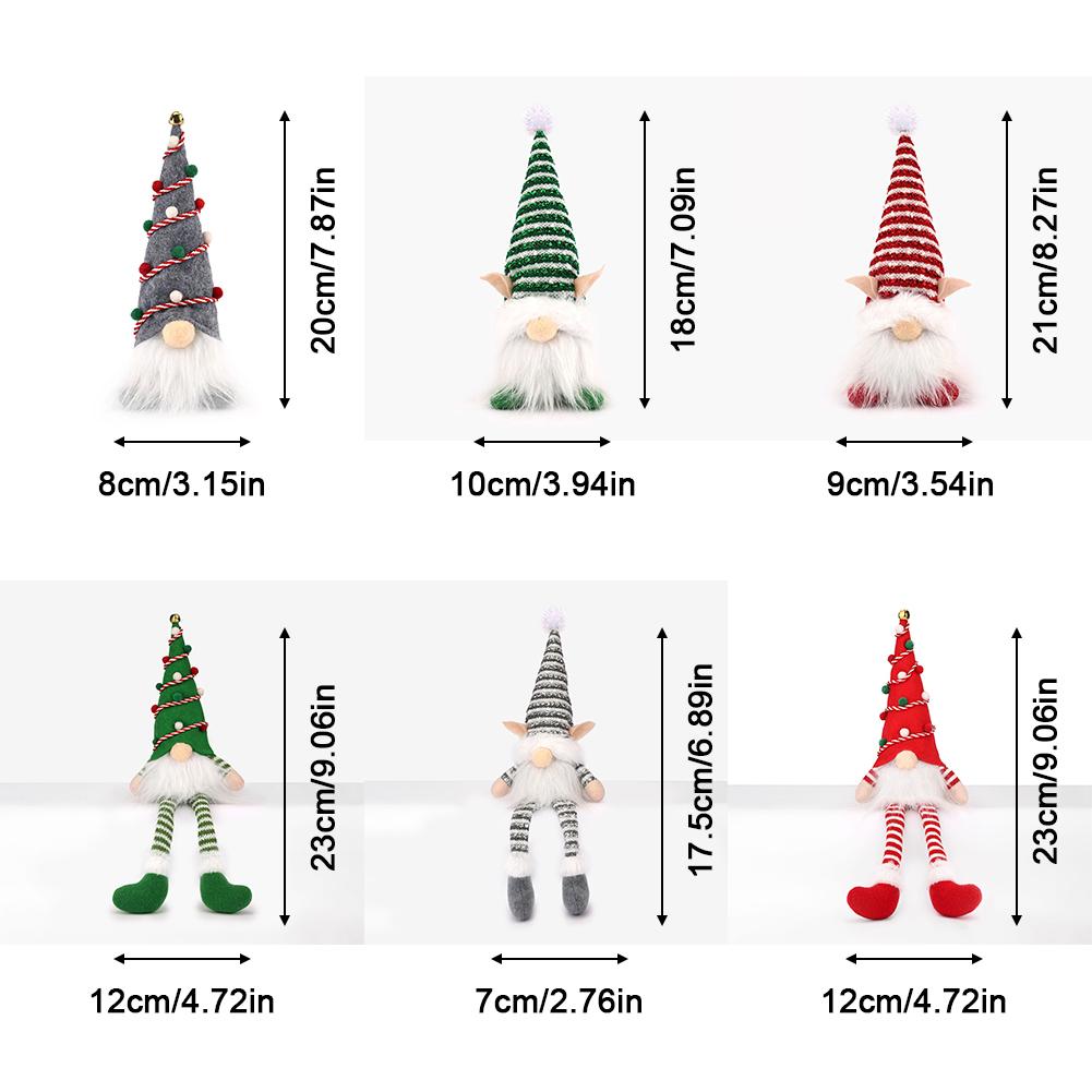 Glowing Gnome Christmas Faceless Doll Merry Christmas Home Decoration Navidad Natal Gift for New Year Xmas Gifts