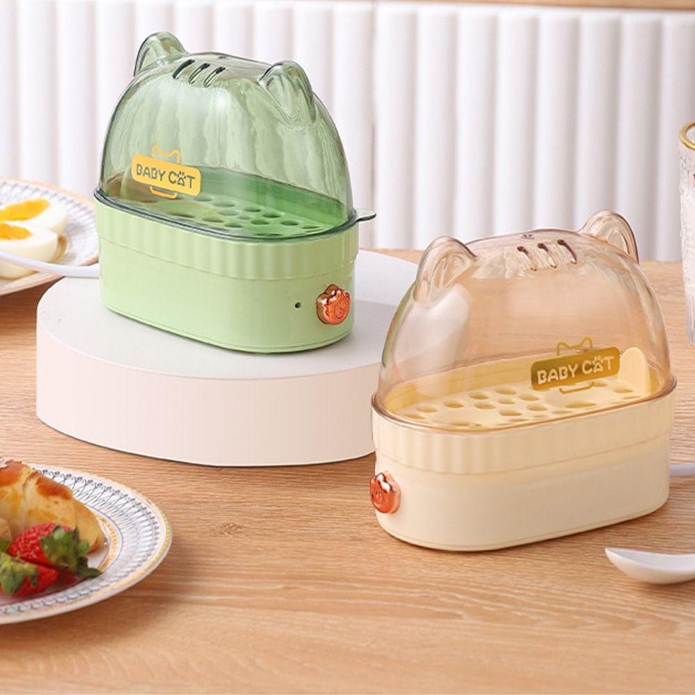 Egg Boiler Machine, Electric Hard Boiled Egg Maker, Safe Using Egg Boiler Machine Steamer with Timer Off, Multifunctional Egg