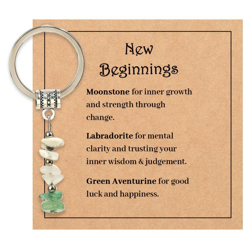 1 Piece Handmade Red Agate Card Combination Pendant Keyring Natural Stone Beads String Keychain Gifts