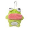 Cute Sausage Mouth Frog Key Chain Cartoon Plush Doll Pendant Couple Key Ring Backpack Charms Car Bag Decor Christmas Gift
