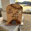 Easter "He Is Risen" Wooden Tomb Scene - Handcrafted Cross Tabletop Decor, Religious Resurrection Display For Home