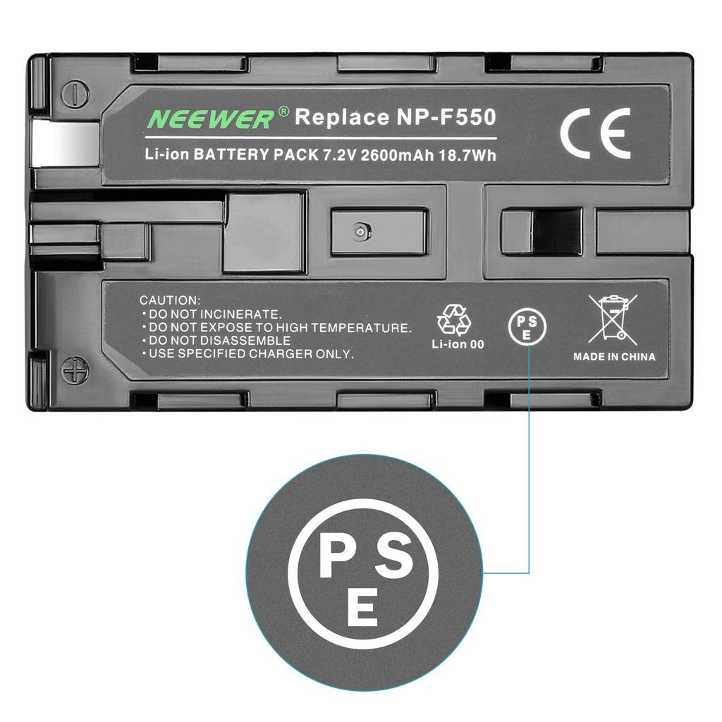NEEWER F100 1280x800 IPS Screen Camera Field Monitor Kit with 2600mAh Rechargeable Battery Pack and USB Compatible with DSLR Cameras 7-inch