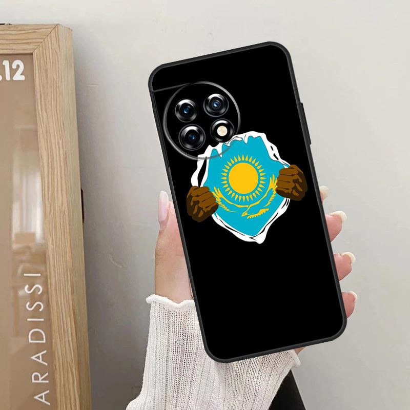 Чехол с флагом Казахстана для OnePlus Nord CE 4 3 2 Lite 2T N10 N20 N30 OnePlus 12 11 9 10 Pro 8T 10T 12R Cover