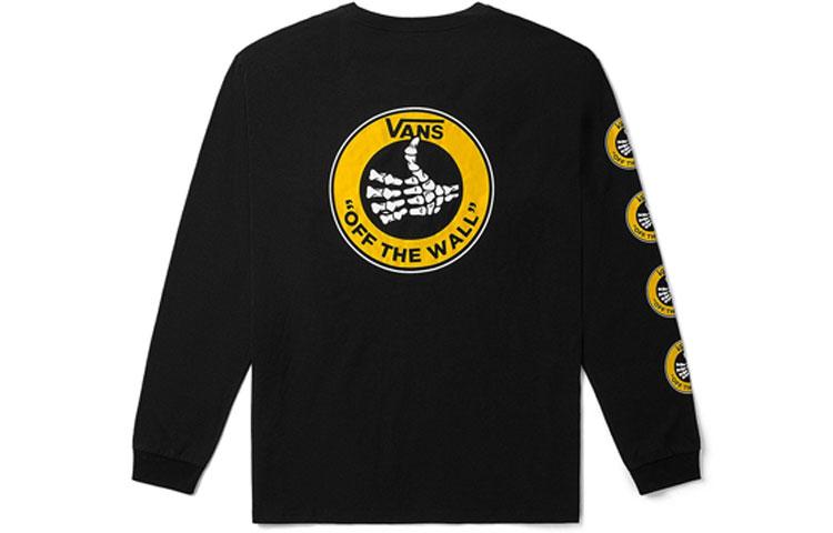 Vans Футболки Унисекс Черные С Круглым Вырезом Умеренные Другие VN0A54JLBLK