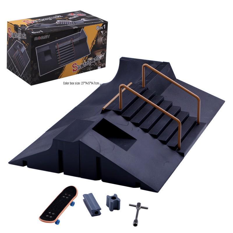 Children's Finger Skateboard Prop Set - Professional Novelty Scene Toys