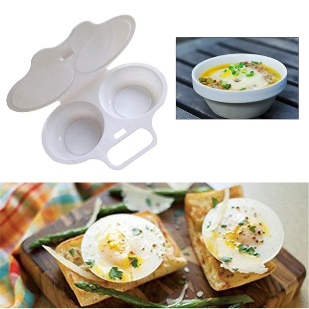 Innovative Microwave Frying Box Microwave Omelet Cooker Eggs Maker Tray Eggs Steamers Box Suitable for Cooking Breakfast