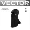 Женская лыжная маска VECTOR: Ветрозащитный зимний бафф для лица и шеи для активного отдыха и велоспорта