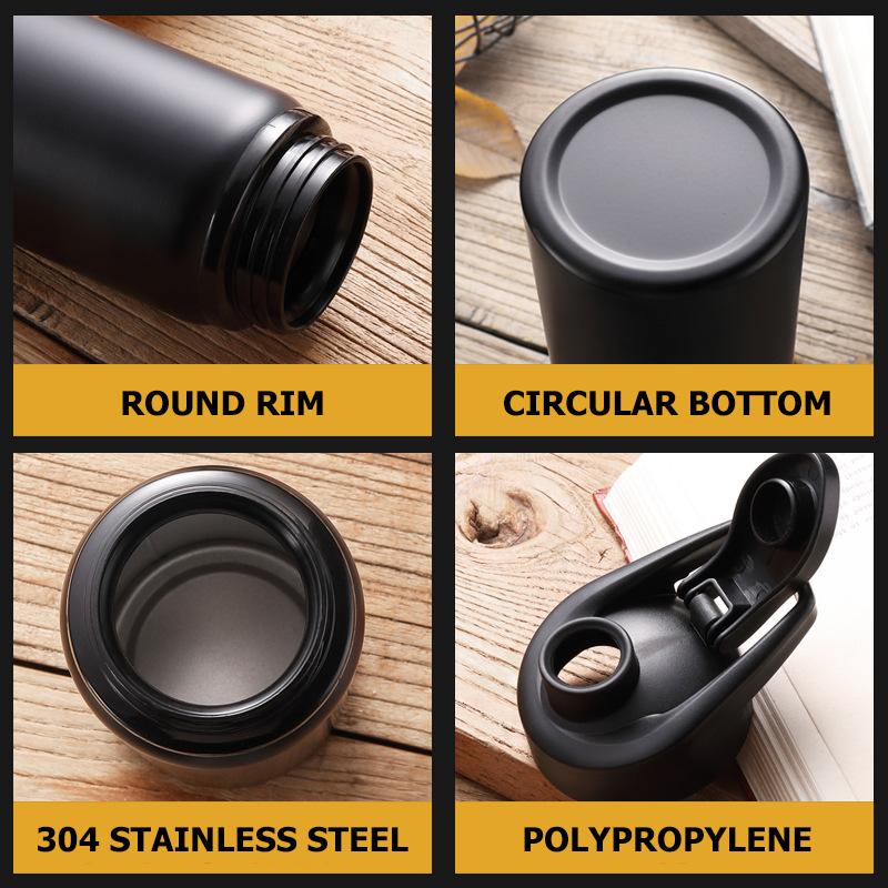 Stainless Steel Sports Kettle 304 Straight Drink Bicycle 700ml Sports Cold Water Cup