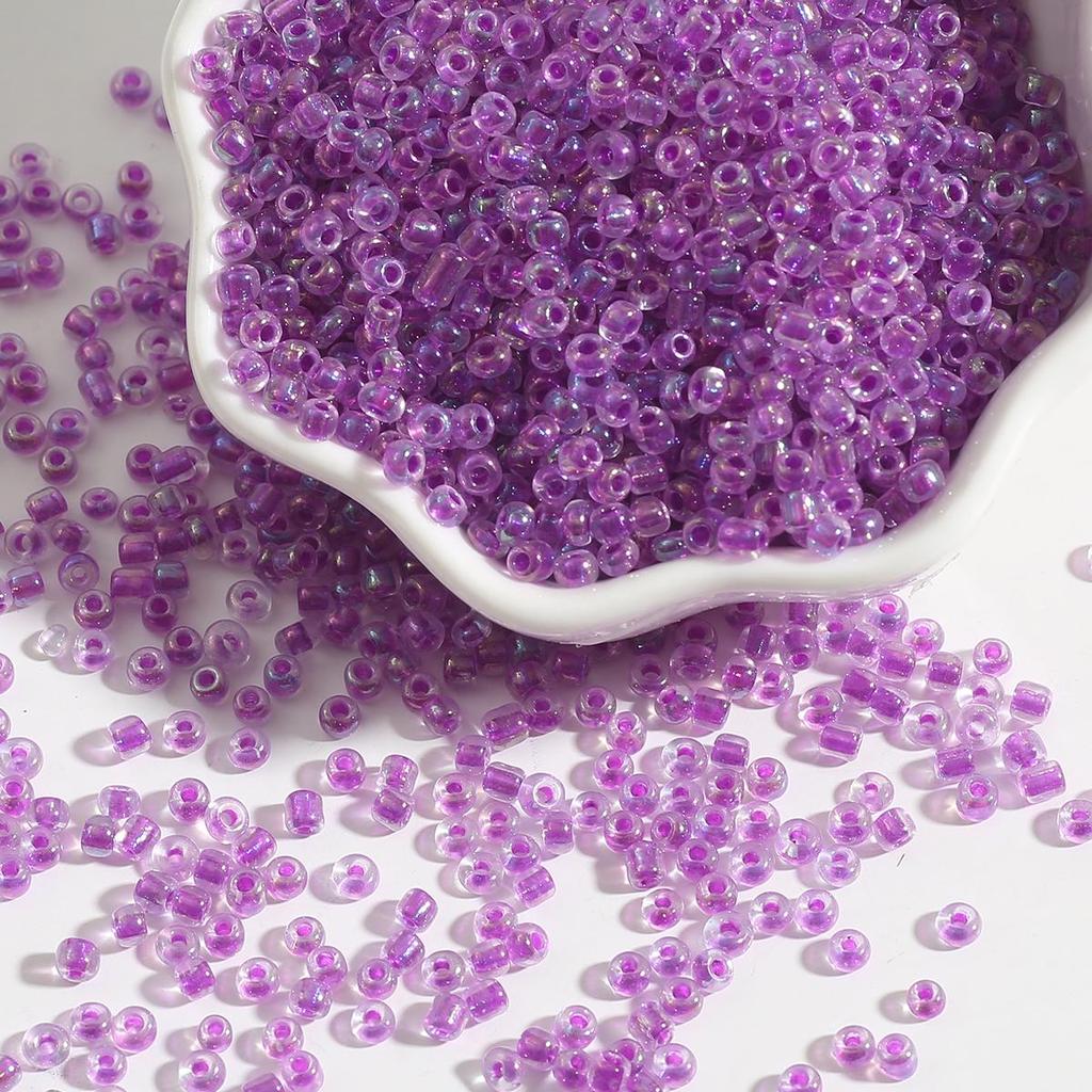 2/3/4 мм покрытые цветные серии стеклянные рисовые бусины для украшения ювелирных изделий, изготовления ожерелья, браслета «сделай сам»