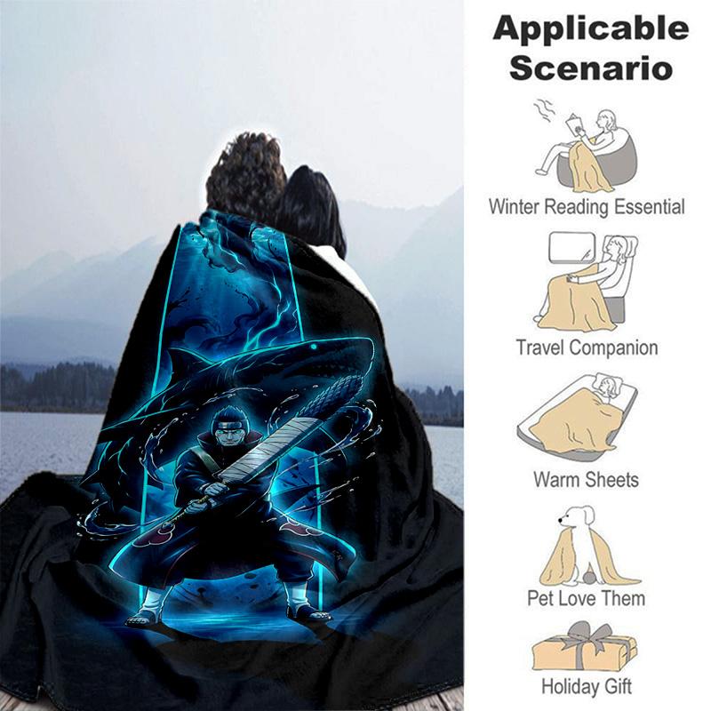 1pc One Piece Adventure Soft Throw Blanket Flannel All Season Light Weight Living Room/Bedroom Warm Blanket. M7270131