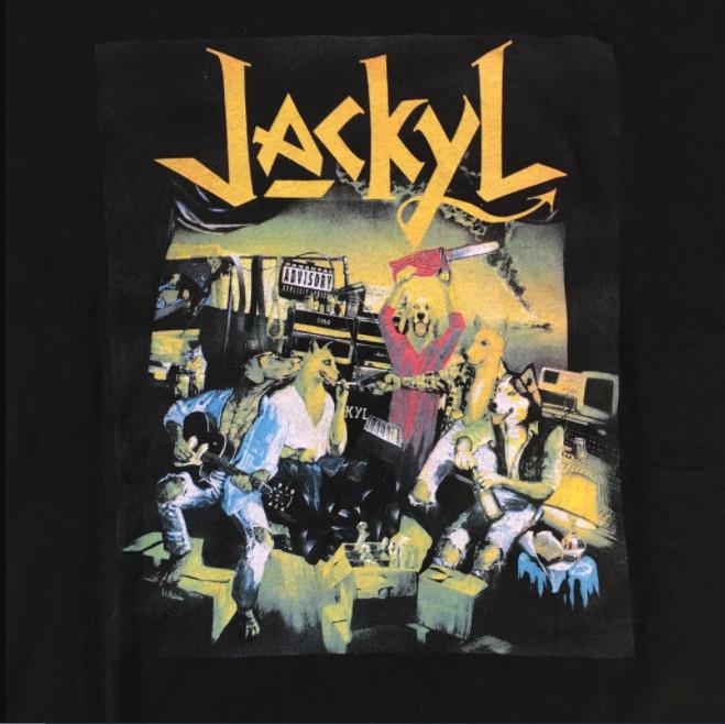 Jackyl Бензопила Хлопок Черный Мужская S-234XL Футболка MM1090 Унисекс Футболка