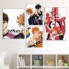 Japan Anime Haikyuu Volleyball Boy Cartoon Poster Wall Art Print Canvas Painting Pictures For Living Room Cuadros Decoration