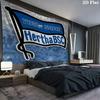 Hertha BSC Custom Name Wall Tapestry Aesthetic Wall Hanging Printed Fabric Blanket Decorative Tapestries for Bedroom Living Room Home Decor