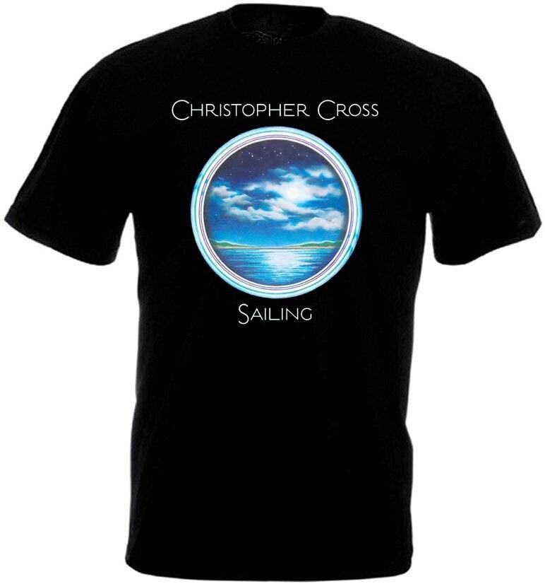 Винтажная футболка Salling By Christopher Cross Хлопок Все размеры Унисекс Черный BT101