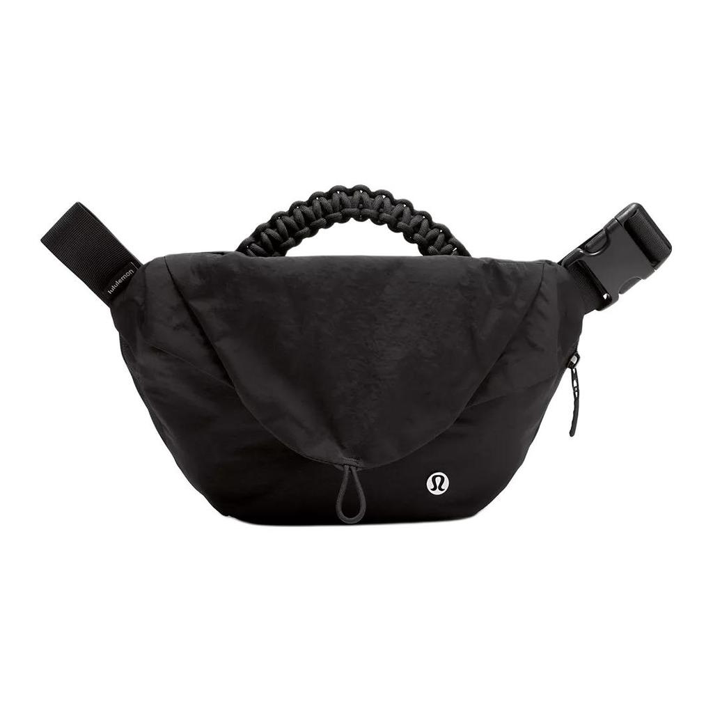 Lululemon Изогнутая сумка-тоут с плечевым ремнем 3L Унисекс Сумки Черная LU9DE6S-0001