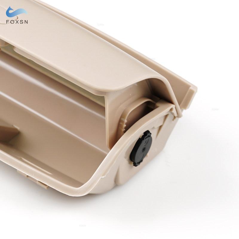 Пластиковый автомобильный чехол для солнцезащитных очков, ящик для хранения солнцезащитных очков для VW Tiguan Golf Passat CC Jetta Scirocco, серый/бежевый