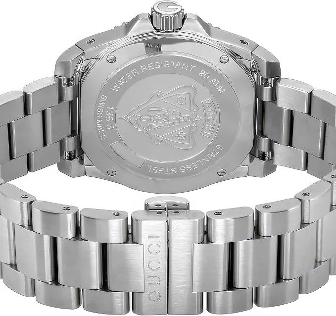 Gucci YA136311 Dive 40mm Stainless Steel Men's Watch