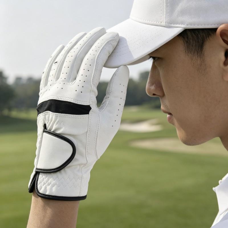 Golf Gloves Men Women Lambskin Breathable Non-slip Wear-resistant Outdoor Sports Hand Protection