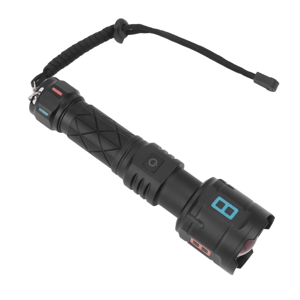 Rechargeable LED Flashlights 10000LM 5 Modes Super Bright Waterproof Flashlights with Fluorescent