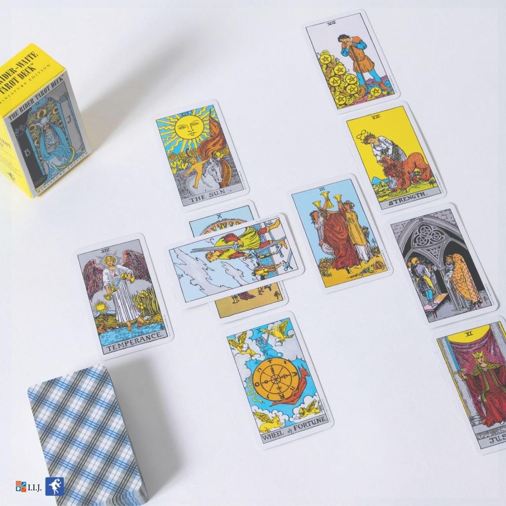 Tarot Waite miniature tarot Japanese instruction manual authentic product I.I.J. Rider-Waite Miniature, 78-card set, edition, size, reading, included,
