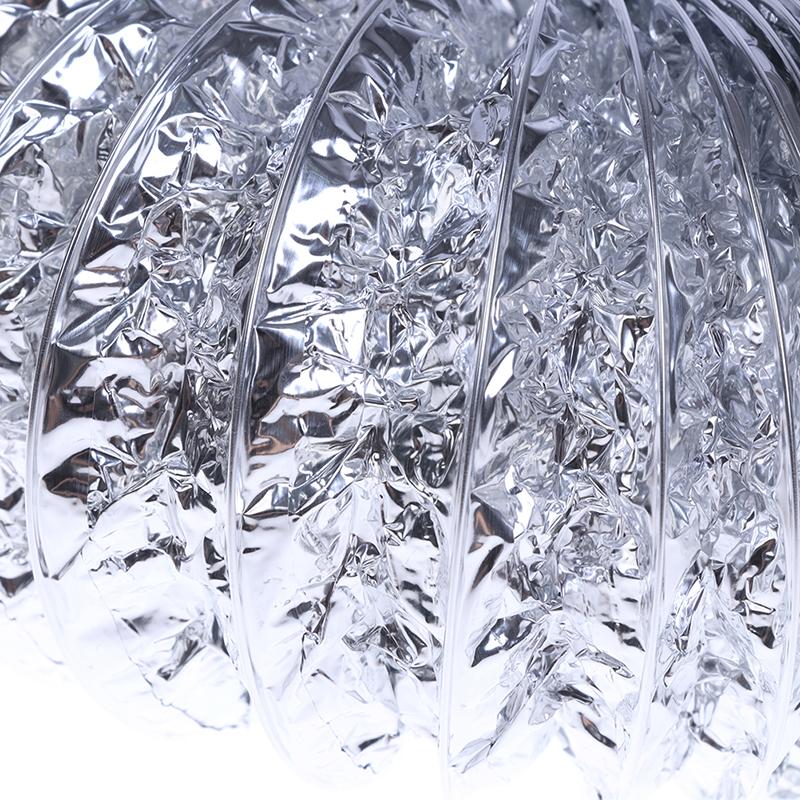 4-дюймовая алюминиевая вентиляционная труба, вентиляционный шланг, гибкий вытяжной воздуховод 1,5 м