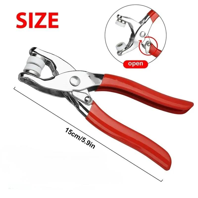 Stainless Buckle Installation Tool Set Metal Colour Pliers Snap Button Claw DIY Set Hand Pressure Plier Rivet Buckle Sew Tool