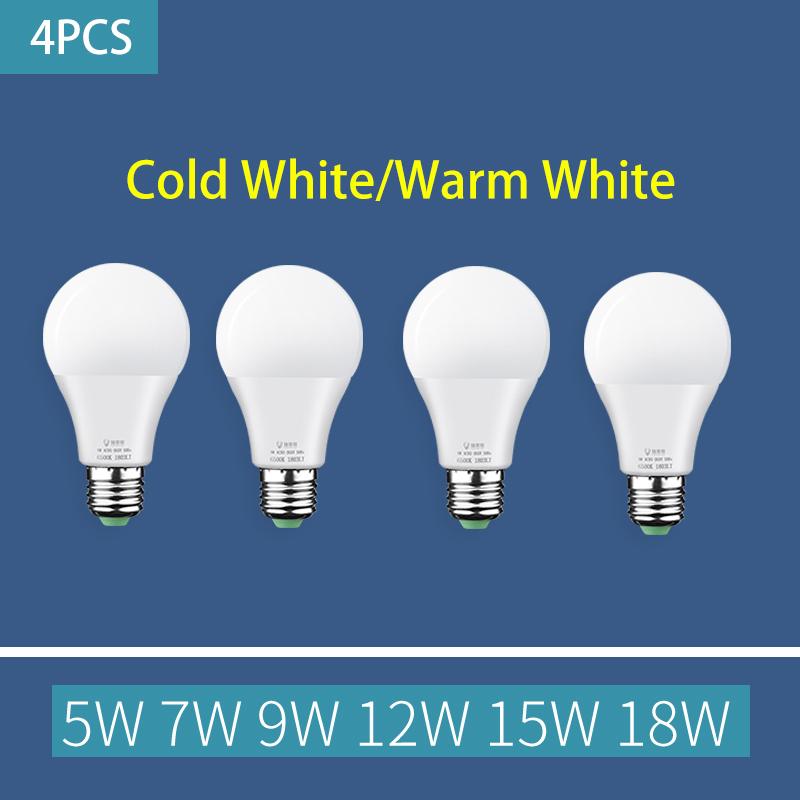 E27 LED Bulb 18W Energy Saving Super Bright Light Bulb Lamp Bulb White /Warm Light Lamp Bulb