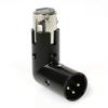 LyxPro XLR Angle Adapter Male/Female LX-XLR90
