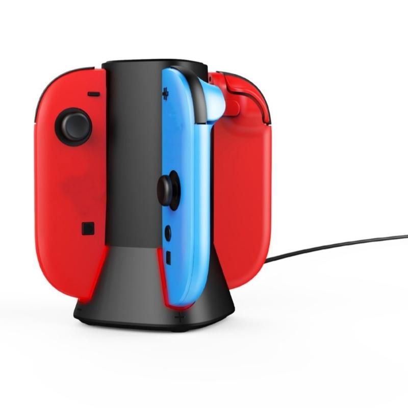 Simultaneous Charger Charging Dock For Switch2 TNS Controllers 4 Switches Remotes Portable Gaming Controller Organizers