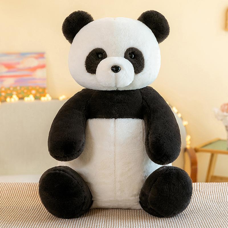 Ugly cute lazy wind plush toy children sleep soothing panda throw pillow three flower cat bay window ornament cushion