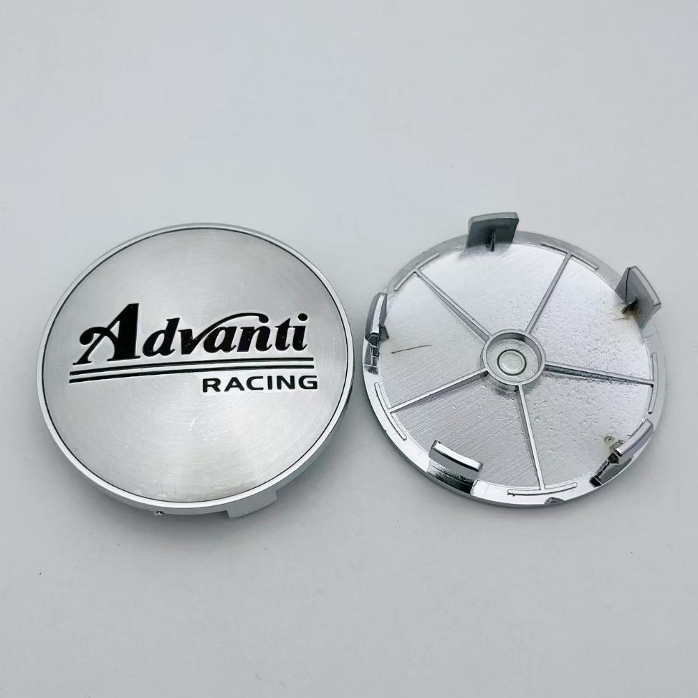 4pcs 68MM ( 63MM I.D ) Advanti  Logo Emblem Car Wheel Center Caps Auto Rim Hubcaps Wheels Hub Center Cover Car Accessories