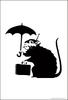 [Made In Japan] Beverly 300-piece Jigsaw Puzzle Umbrella Rat (26 X 38 Cm) 83-112 Black and White