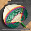 Handmade Bamboo Fan Color Fan Summer Durable Woven Old-Fashioned Large Fan Banana Chinese Ancient Style Portable Cattail Fan